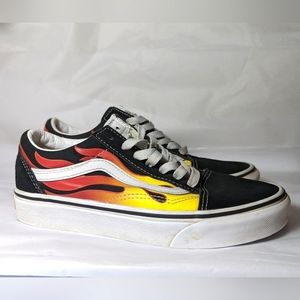 Flame Old Skool Vans